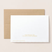 がん星印カニ箔カード 箔カード (裏面封筒付き)