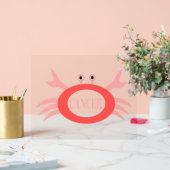 がん星印カニ アクリルサイン (ウェディング)