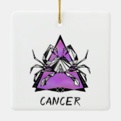 がん星印カニ セラミックオーナメント (裏面)