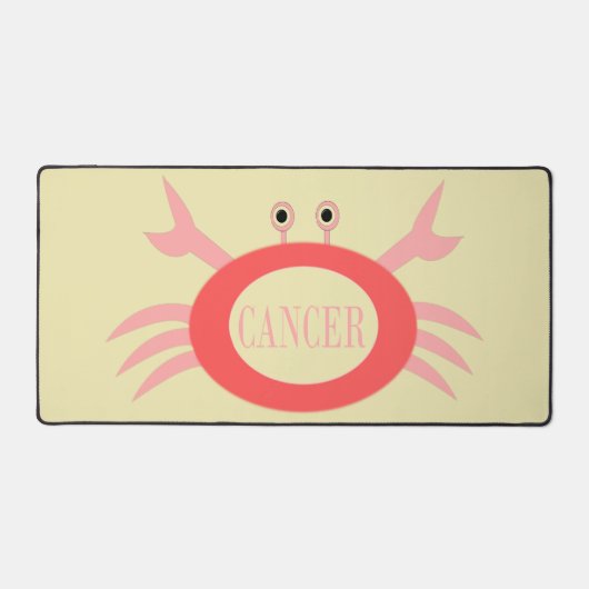 がん星印カニ デスクマット (正面)