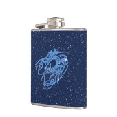 がん星座と〔占星術の〕十二宮図徴候（星付き） フラスク (左)