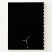 がん星座と〔占星術の〕十二宮図記号 ノートブック (裏面)