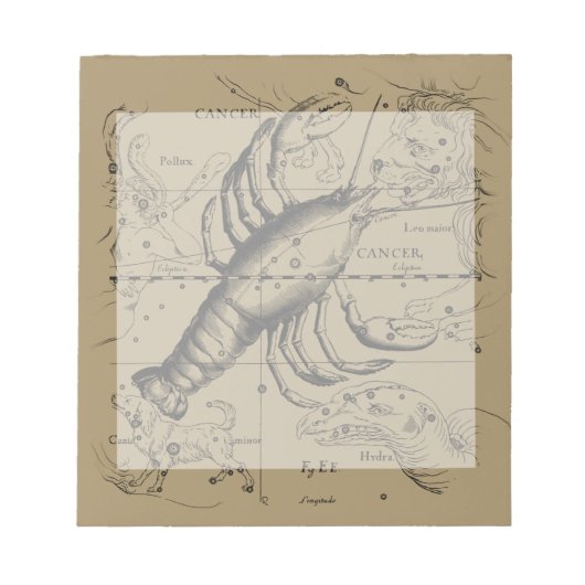 がん星座のヘベリアス1690熱烈 ノートパッド (正面)