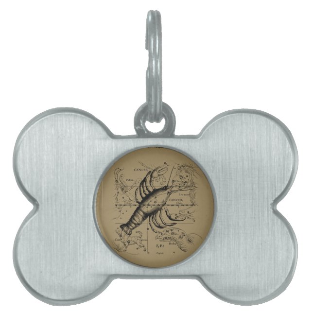 がん星座のヘベリアス1690熱烈 ペットネームタグ (正面)