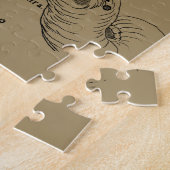 がん星座ヘベリアス1690年6月21日–7月22日 ジグソーパズル (側面)