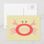 がん星看板カニのはがき ポストカード (正面/裏面)