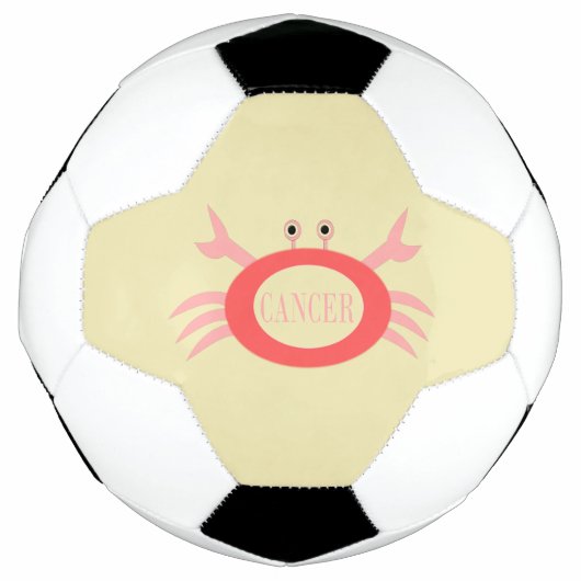 がん星看板カニのサッカーボール サッカーボール (正面)