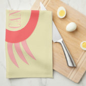 がん星看板カニカスタムタオル キッチンタオル (四つ折り)