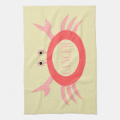 がん星看板カニカスタムタオル キッチンタオル (縦)