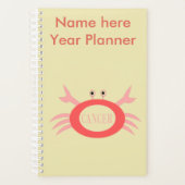 がん星看板カニカスタムプランナー プランナー手帳 (正面)