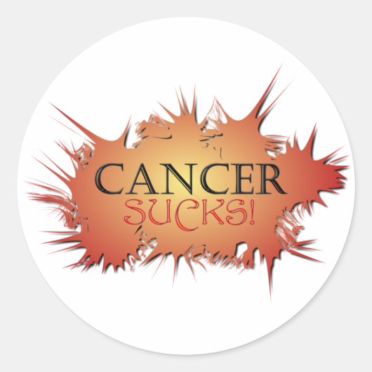 がん最低のシール ラウンドシール (正面)