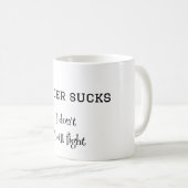 がん最低コーヒーマグ コーヒーマグカップ (正面右)