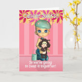 がん最低勇気付けられるカード カード (黄色い花)