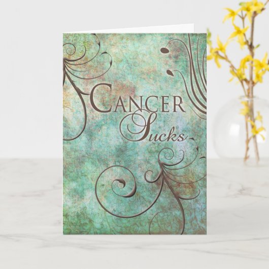 がん最低 カード (黄色い花)