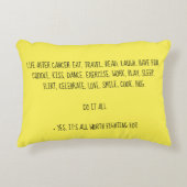 がん枕の後の人生 アクセントクッション (正面)