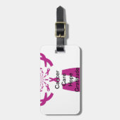 がん気にピンクリボカスタマイズン製品 ラゲッジタグ (正面縦)