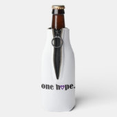 がん治療やる気を起こさせるボトル ボトルクーラー (ボトル裏面)