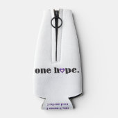 がん治療やる気を起こさせるボトル ボトルクーラー (裏面)