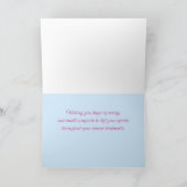 がん治療中に元気になるトリートメント庭の花 カード (内部)