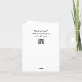 がん治癒支援グリーティングカード カード (裏面)