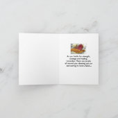 がん治癒支援グリーティングカード カード (内部)