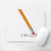 がん消しゴム付き鉛筆文字 マウスパッド (マウス)