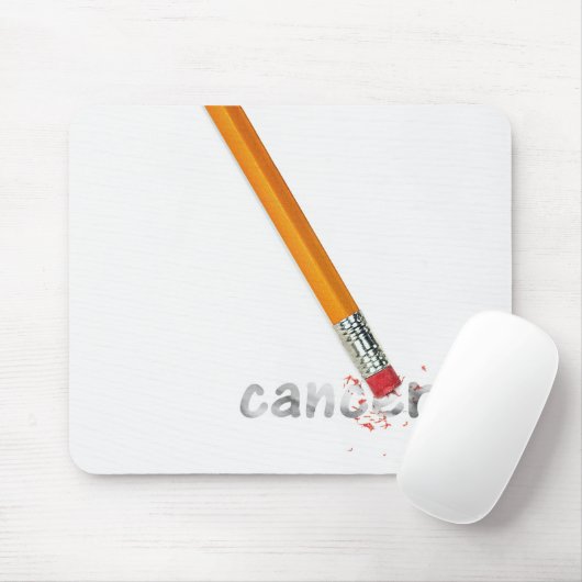 がん消しゴム付き鉛筆文字 マウスパッド (マウス)