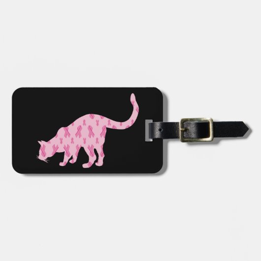 がん猫を治そう ラゲッジタグ (正面横)