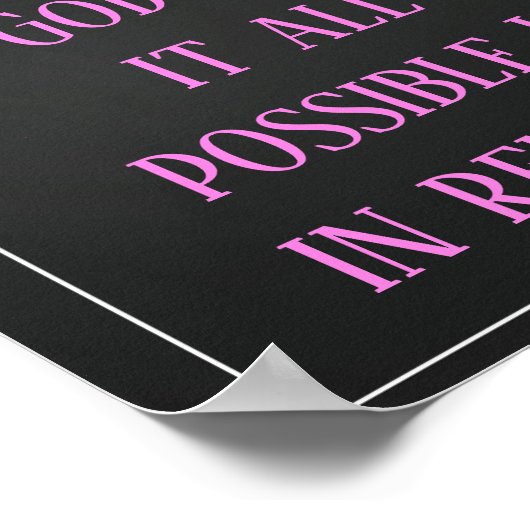 がん生存のための黒板の看板ポスターバナー ポスター (角)