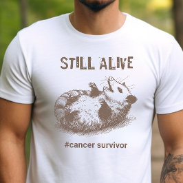 がん生存者のferal opossumシャツ、開き放しのギフト tシャツ