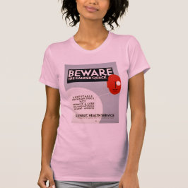 がん発作に注意する Tシャツ