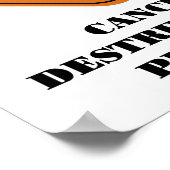 がん破壊計画ポスター ポスター (角)