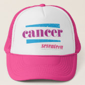 がん紫色 キャップ (正面)