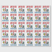 がん薬剤師がん気に薬局チーム ラッピングペーパー (フラット)