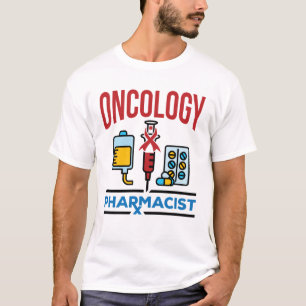 がん薬剤師がん気に薬局チーム Tシャツ