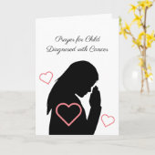 がん診断祈りの言葉 – 折り畳み カード (黄色い花)