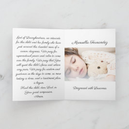 がん診断祈りの言葉 – 折り畳み カード