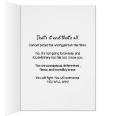 がん診断、この件をビートする (内側 (右))