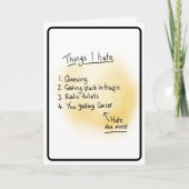 がん診断 カード (正面)