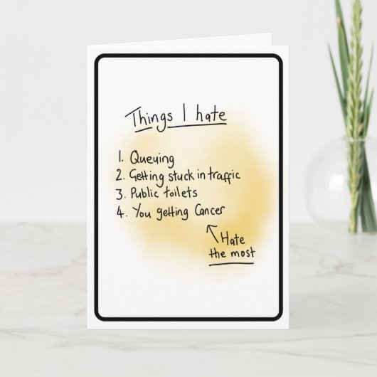 がん診断 カード (正面)