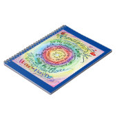 がん詩肯定虹ジャーナル手帳 ノートブック (左側)