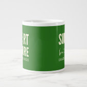 がん認識度によるマグカップ治療の支援 ジャンボコーヒーマグカップ (正面)