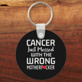 がん認識度のサポートががん戦闘機Sの向上 キーホルダー (正面)