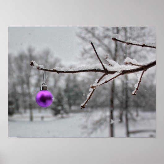 がん認識度クリスマスプリント ポスター (正面)