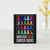 がん認識度シャツ – どのような色のがん吸 カード (黄色い花)