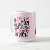 がん認識度シリーズ15クラシックozマグカップ コーヒーマグカップ (正面左)