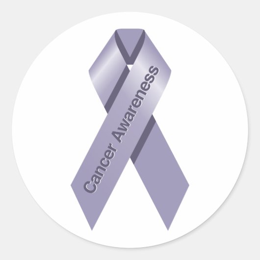 がん認識度シール ラウンドシール (正面)