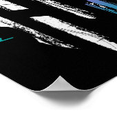 がん認識度スパルタン戦士ヘルメットシンライン ポスター (角)