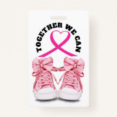 がん認識度バッジ – 「戻る」を参照 バッジ (正面)