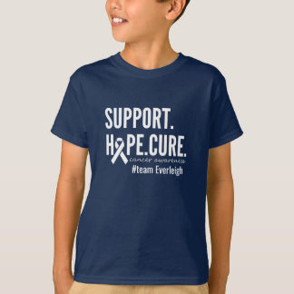 がん認識度パーソナライズされたサポートKids Tシャツ